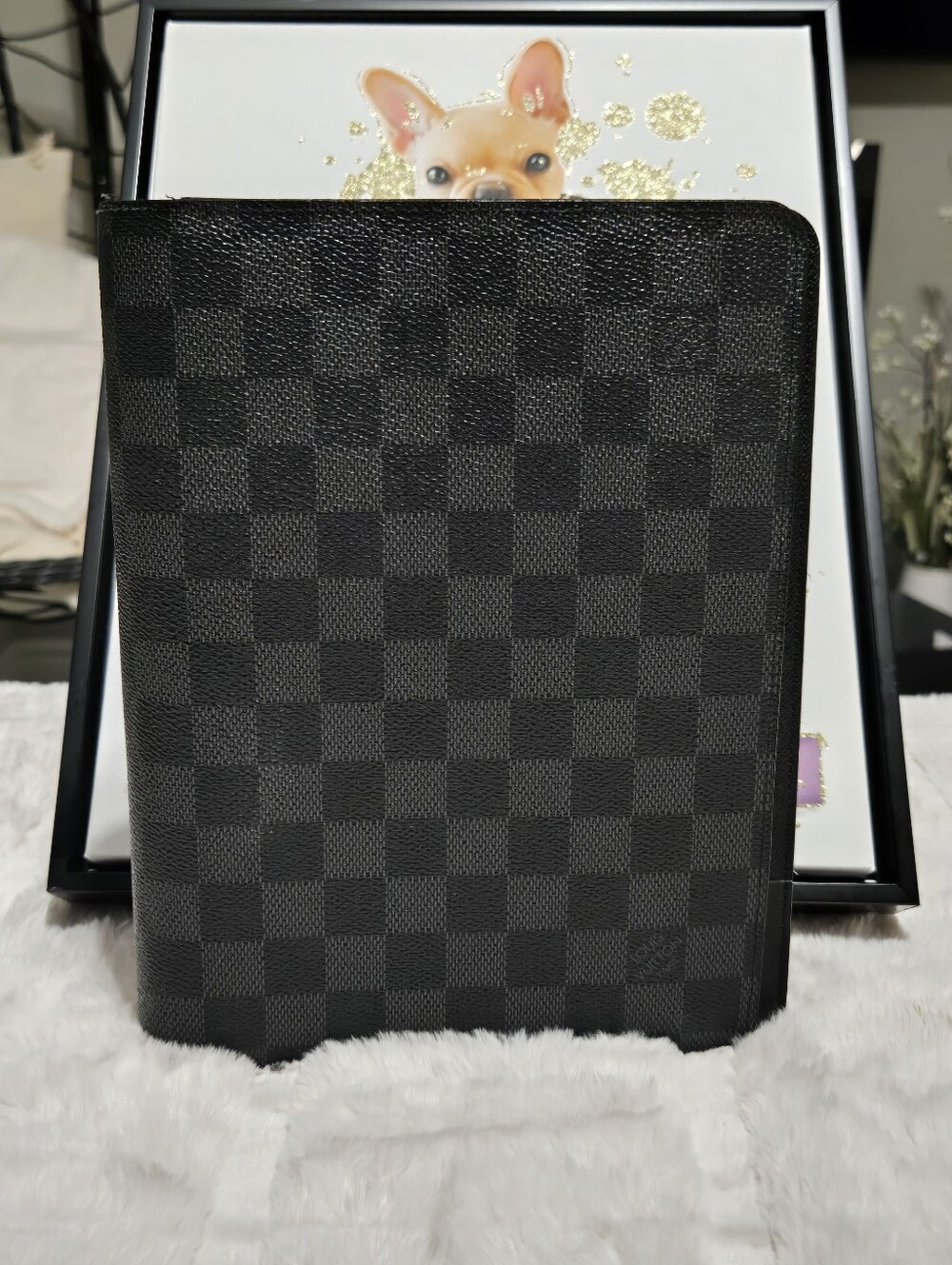 Louis Vuitton Damier Graphite Desk Agenda Cover